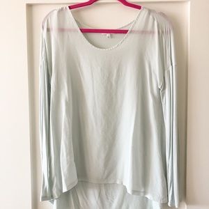 Wilfred 100% silk flowy shirt